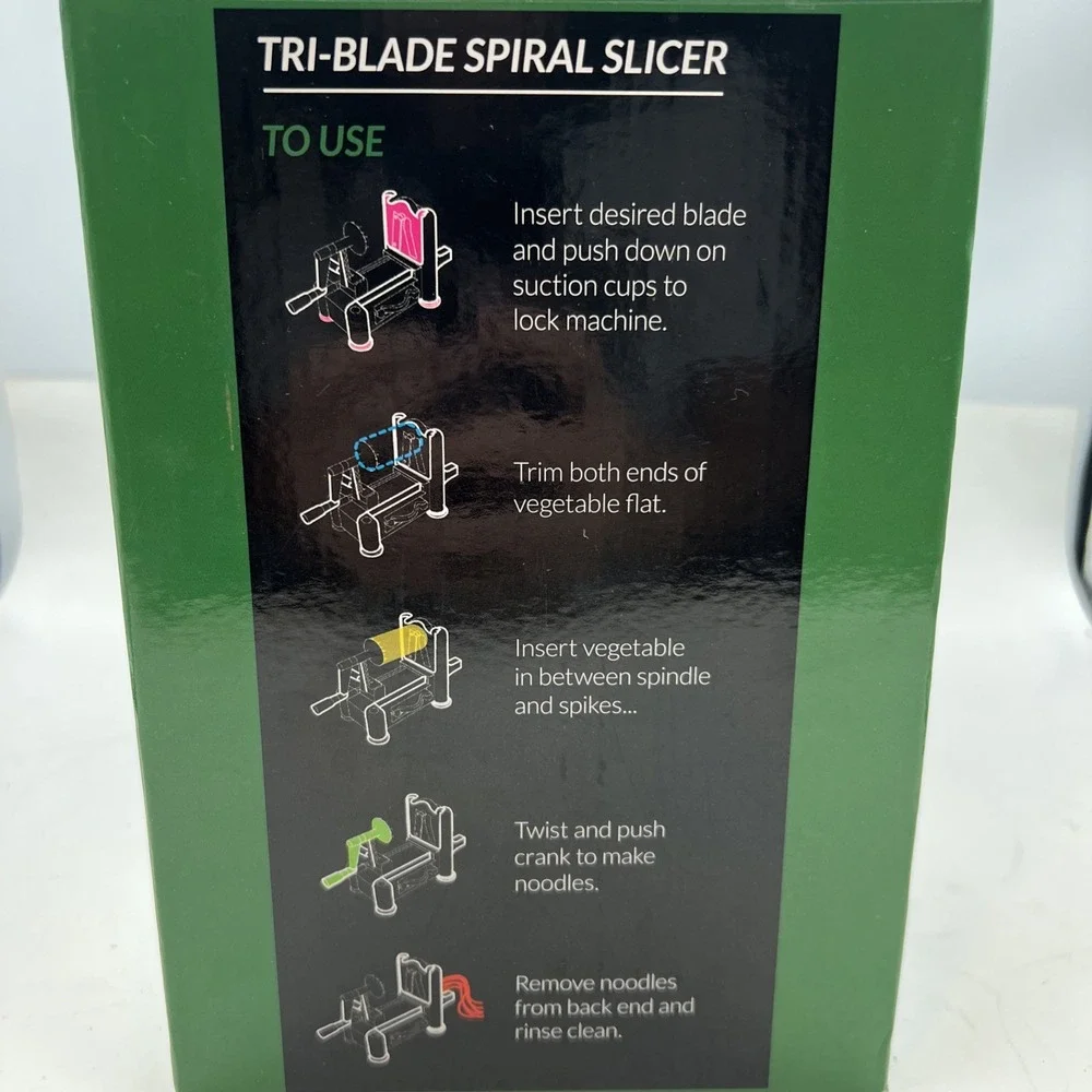 3-Blade Spiralizer‎ Vegetable Spiral Slicer Veggie Pasta Spaghetti Maker